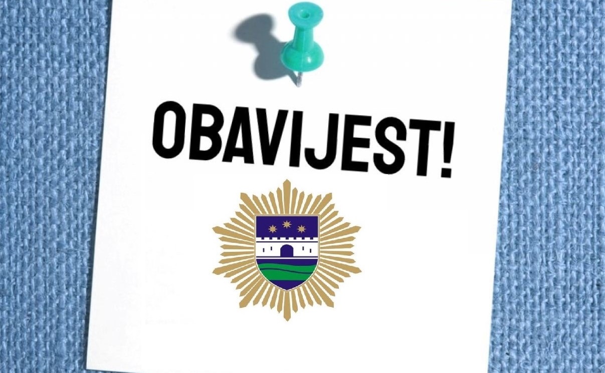 OBAVIJEST O ISKLJUČENJU KANDIDATA IZ PROCEDURE ZA PRIJEM POLICIJSKIH SLUŽBENIKA U ČIN POLICAJAC